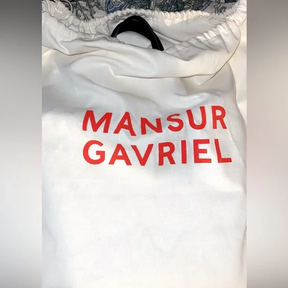 mansur gavriel black & blue tote bag - Picture 12 of 12